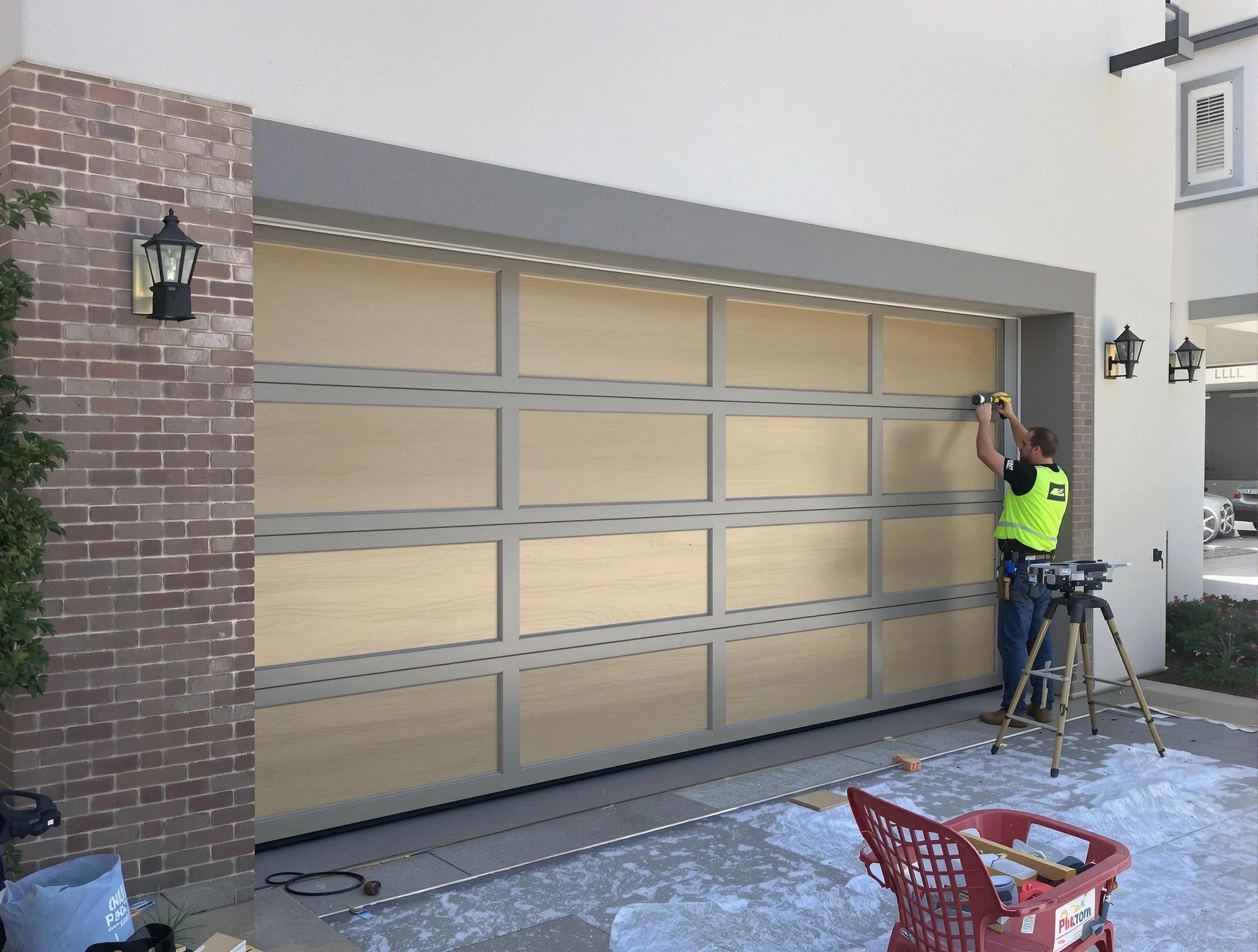 Garage door replacement service by King George Garage Door Repair in King George
