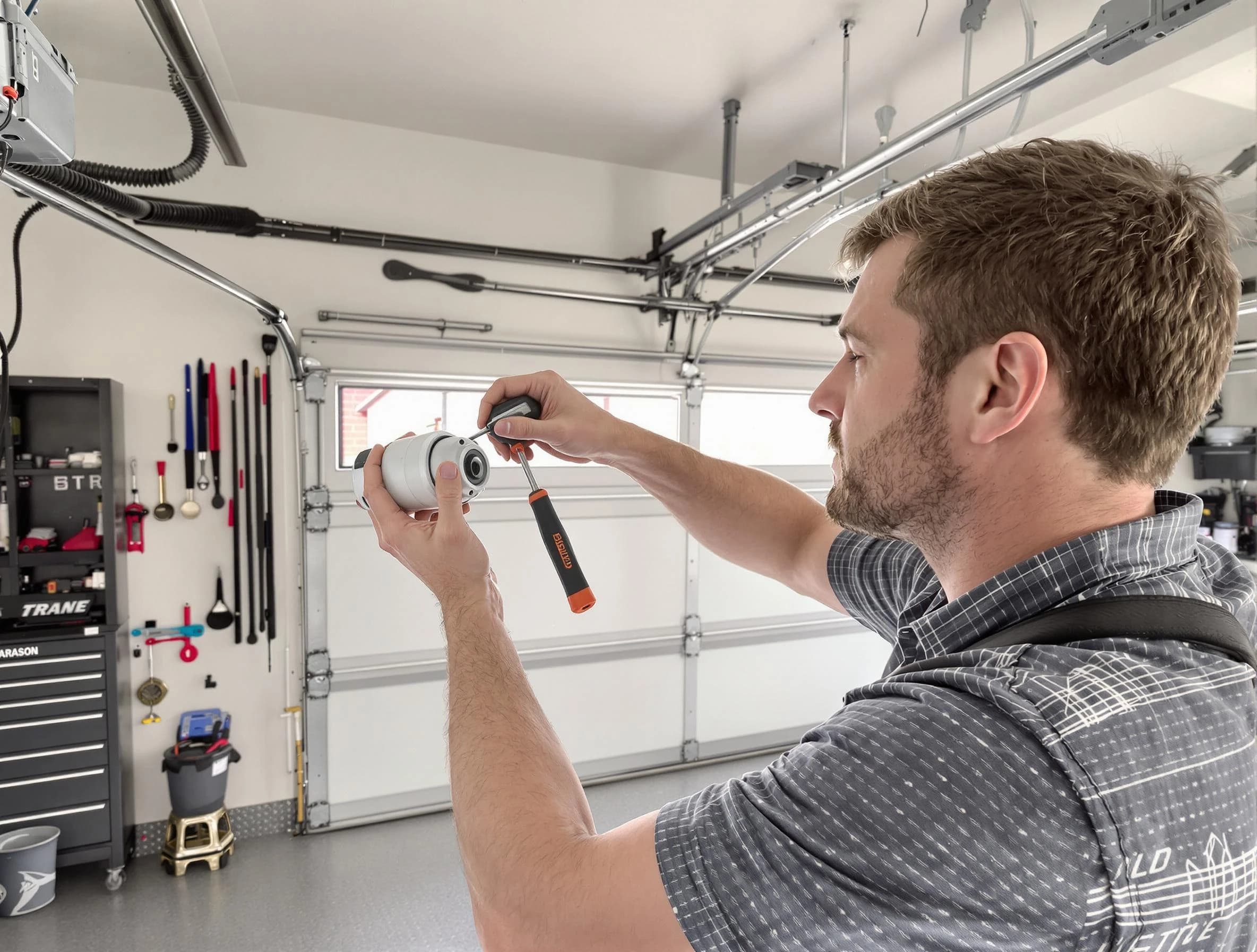 Garage door opener repair service by King George Garage Door Repair in King George