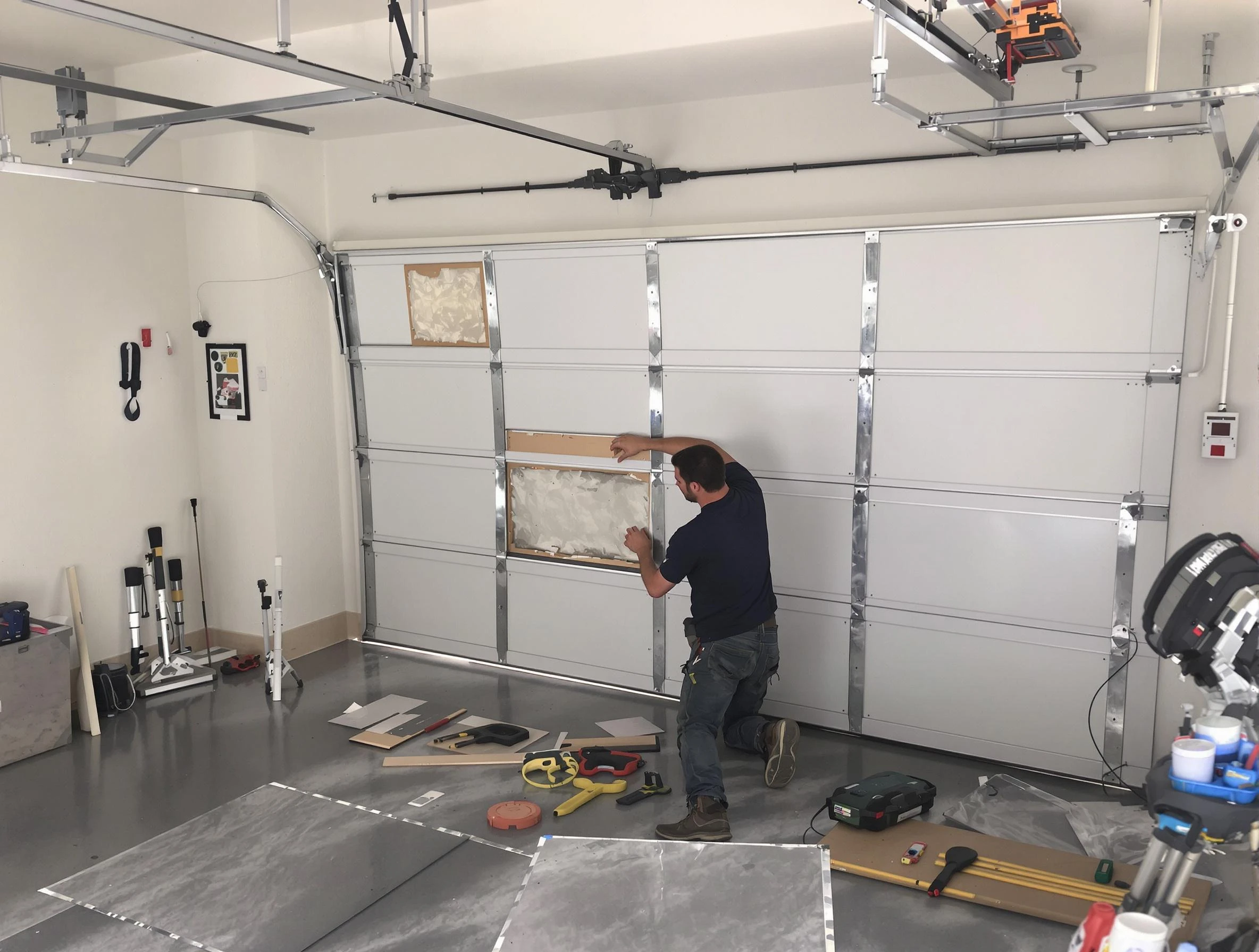 Garage Door Panel Repair in King George