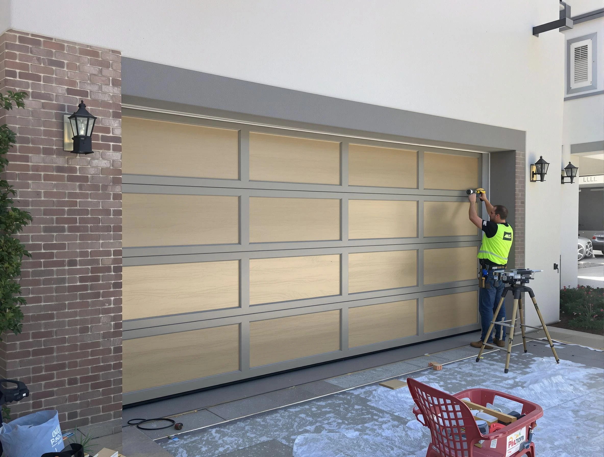 Garage door replacement service by King George Garage Door Repair in King George